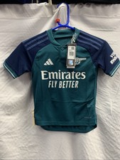 Image of Adidas Arsenal 23/24 Third Shirt 7-8 YEARS HZ2120