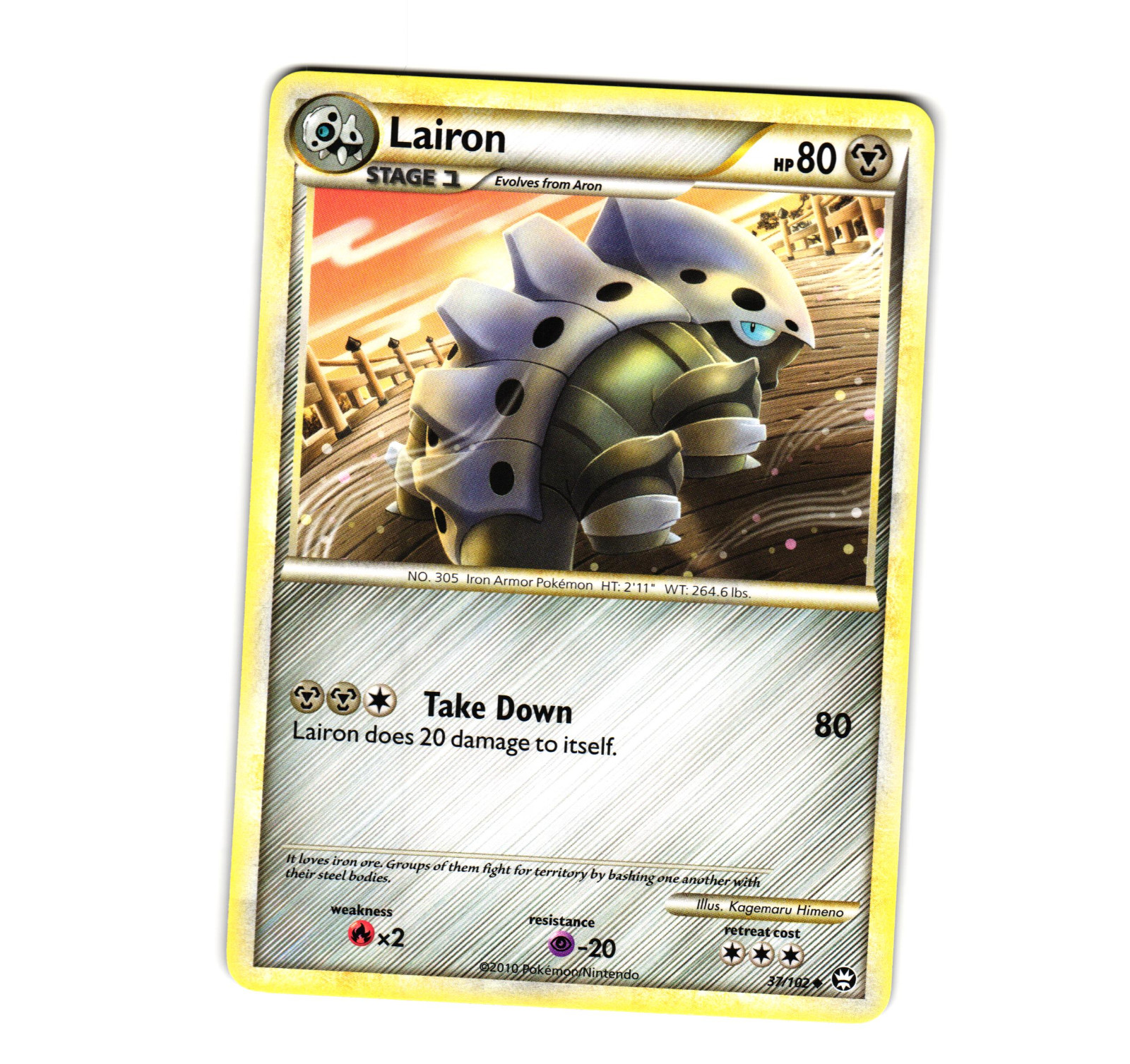Pokemon Magneton 43/102 HS Triumphant Regular