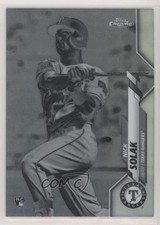 2020 Topps Chrome Negative Refractor Nick Solak #33 y6z