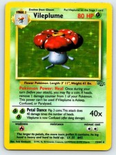 Vileplume 15/64 Rare Jungle Pokemon Unlimited Holo Moderately Played on eBay