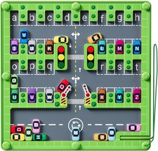 Magnetic Alphabet Maze,Montessori Toys,Alphabet Puzzle Toddler Toys for Ages 2-4