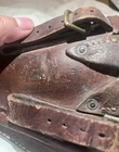 Antique WW1 Leather Military Holster – Dated 1916 – Original Vintage Militaria