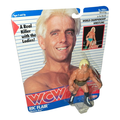 Vintage Galoob 1990 WCW Ric Flair Wrestling Action...