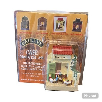 Vtg 2001 Bailey's Cafe Series Coffee Shops Unopened Costa del Sol