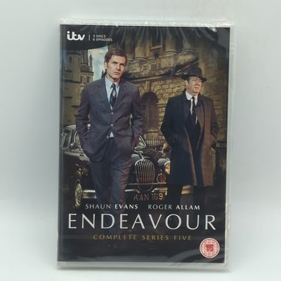Endeavour - Complete Series 5 (3 Discs Set) DVD UK Import Region B/2 New Sealed