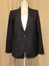 Club Monaco Classic Black Single-Button Women's Blazer
