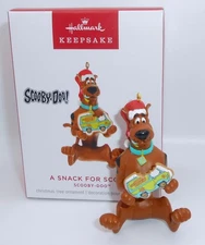 Hallmark Keepsake Christmas Ornament 2024 A SNACK FOR SCOOBY Scooby Doo H57