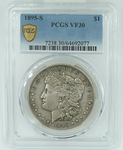 1895-S PCGS VF30 Morgan Silver Dollar
