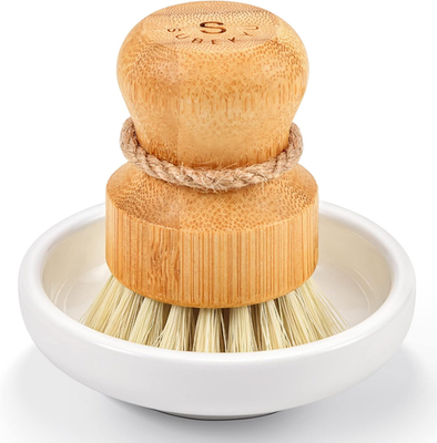 #ad Bamboo Dish Scrub Brush for Kitchen Sink Natural Wooden Washing Dish Brush Scru $13.14