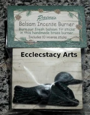 Paine's Incense Burner Metal-Moose, Duck, Bear, Tree Incense Holder You Choose