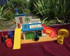 Complete Vintage Fisher Price Little People Sesame Street Playset