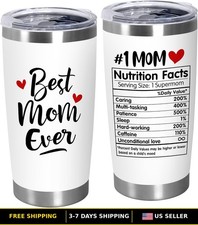 Mothers Day Gifts from Daughter Son - 20 oz Stainless Steel Insulated Tumbler