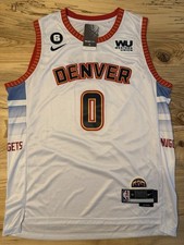 Christian Braun Signed Denver Nuggets Custom Jersey 2023 NBA Champs
