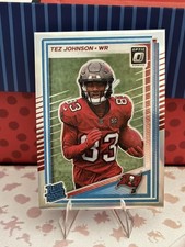 2025 Donruss Optic Rated Rookie Tez Johnson Silver Holo Prizm #231
