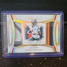 Emeka Egbuka 2025 Flawless Debut Dual Patch 03/15