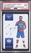 2019 PANINI COURT KINGS HEIR APPARENT AUTO #LUG LUGUENTZ DORT 40/149 PSA 9 AUTO