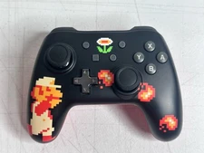 PowerA Wired Controller Nintendo Switch Retro 8-Bit Super Mario UNTESTED NO CABL
