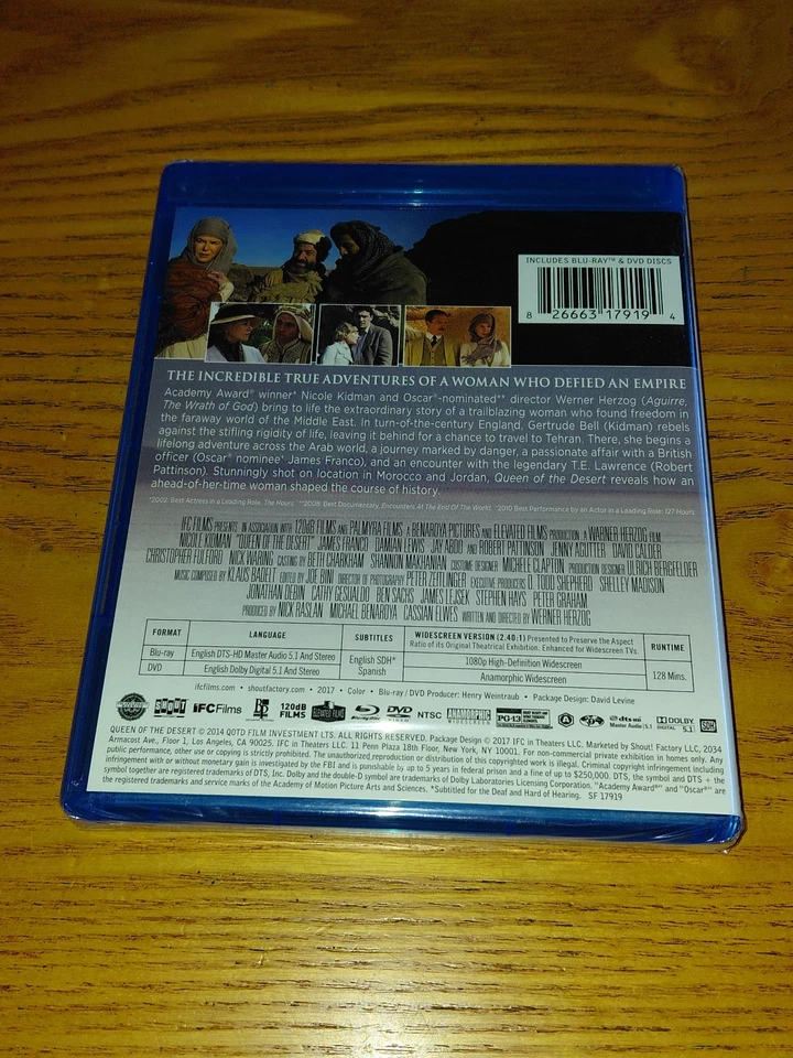 QUEEN OF THE DESERT new Blu-ray Shout Factory US region a (2015 drama, no UK) - Image 2 of 3