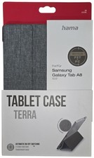 Hama Tablet-Hülle Book Cover - Terra - für Samsung Galaxy Tab A8 - grau