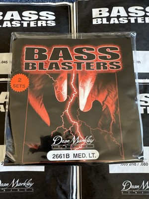 Dean Markley Bass Blasters Bass Strings 2 Sets .045-.105 2661B Medium Lite