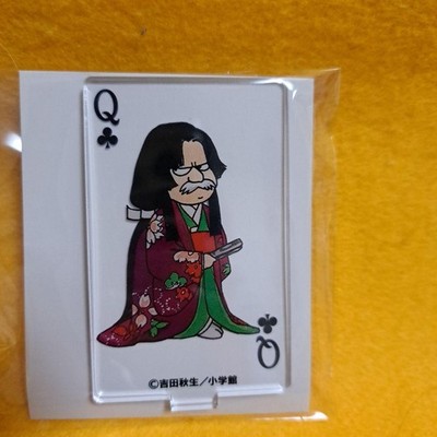Chibi character playing Card Style Acrylic Stand Golzine Banana Fish