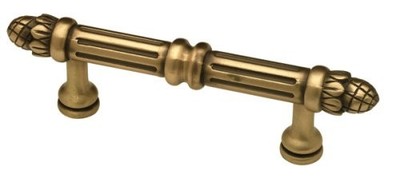(12 Pack) 3'' French Pineapple Rigid Pull Light Bronze