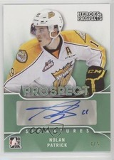2015-16 Leaf ITG Heroes & Prospects Prospect Emerald 3/5 Nolan Patrick Auto 8q4