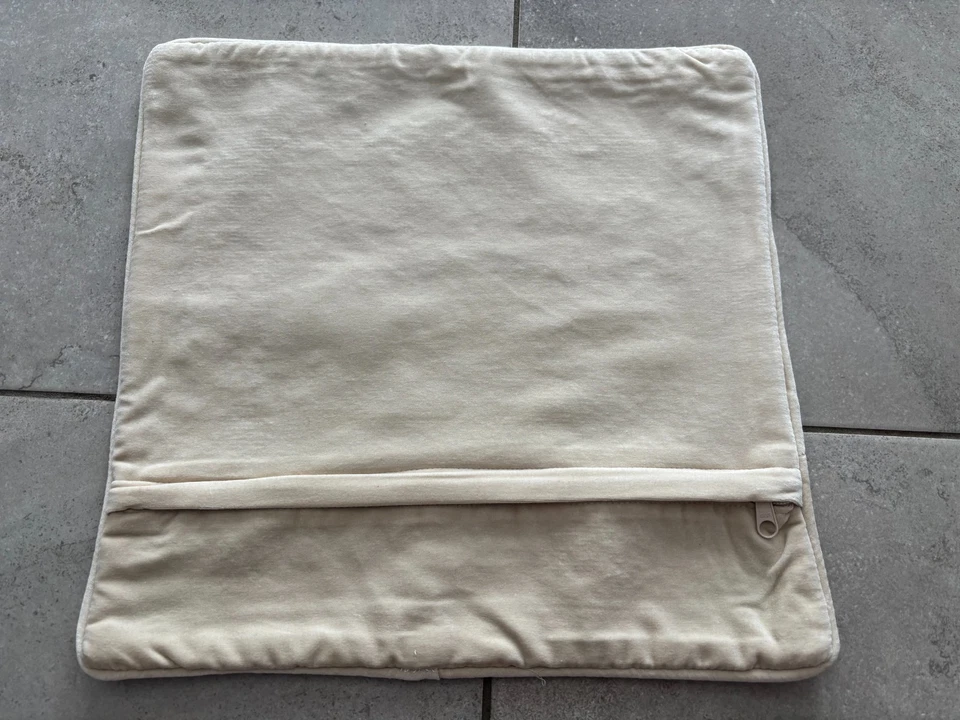 NUEVA Funda de Almohada de Lana Punta de Aguja Punto de Ardilla Faro Maine 14"x14" Foto 3 de 3