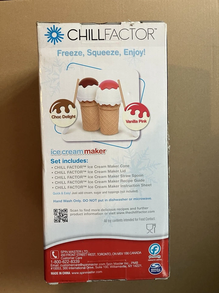 Máquina de helados Chill Factor ~ Freeze Squeeze Disfruta Foto 3 de 4