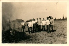 Photo, Wehrmacht, CZE 1938: "Fire" at potato harvest in the Sudetenland (MB)2...