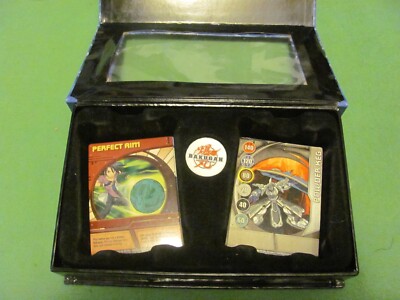 BAKUGAN Battle Brawlers Blue Box Set - 14 Manual Cards & 13 Metal