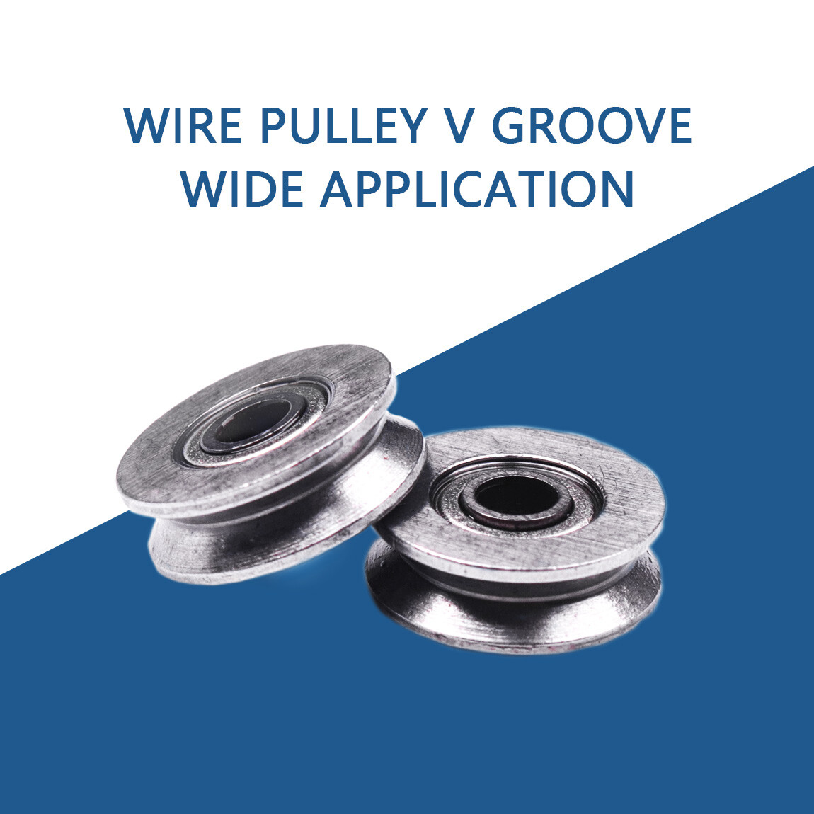 20x V Groove Sealed Ball Bearings Roller Guide For V groove Wire pulley