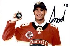 Serron Noel Signed Autographed 4x6 Photo Florida Panthers