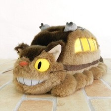 Japan Studio Ghibli My Neighbor Totoro Stuffed Toy Cat Bus Plush Doll Size M