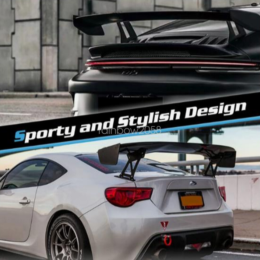 For 2010-2019 Lotus Evora GT Painted Black 46" Rear Trunk Spoiler GT Racing Wing