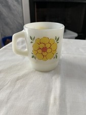 Anchor Hocking Vintage Ovenproof #312 Made in the USA Milk Glass Coffee Cup G 17