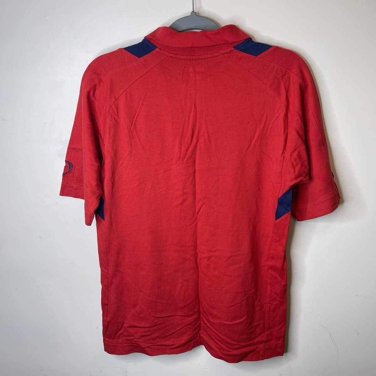 Nike 211991-657 FC Barcelona Red Polo T-Shirt Football Soccer