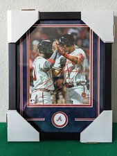 Michael Harris/Vaughn Grissom Atlanta Braves Signed Framed Photo Picture Beckett