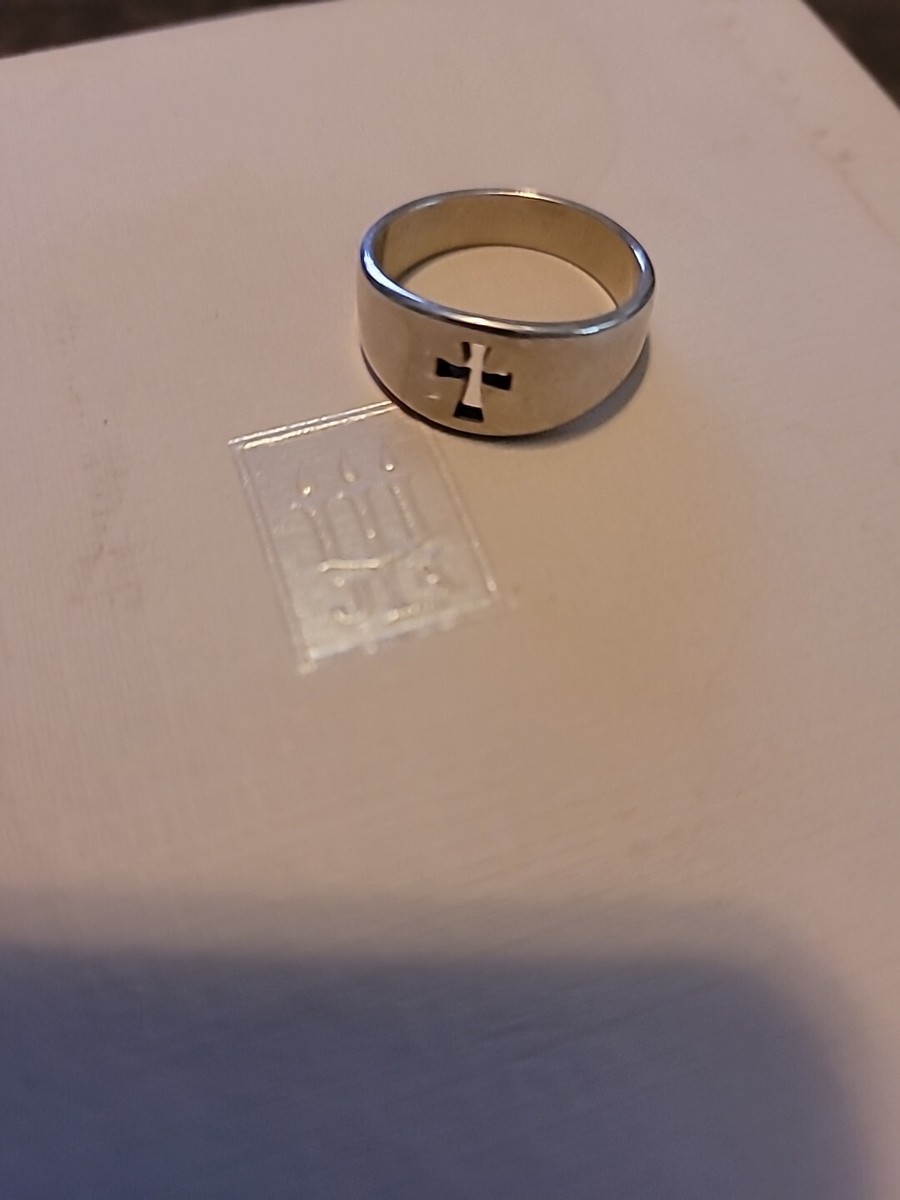 James Avery Sterling Silver 925 Cut Out Cross Ring