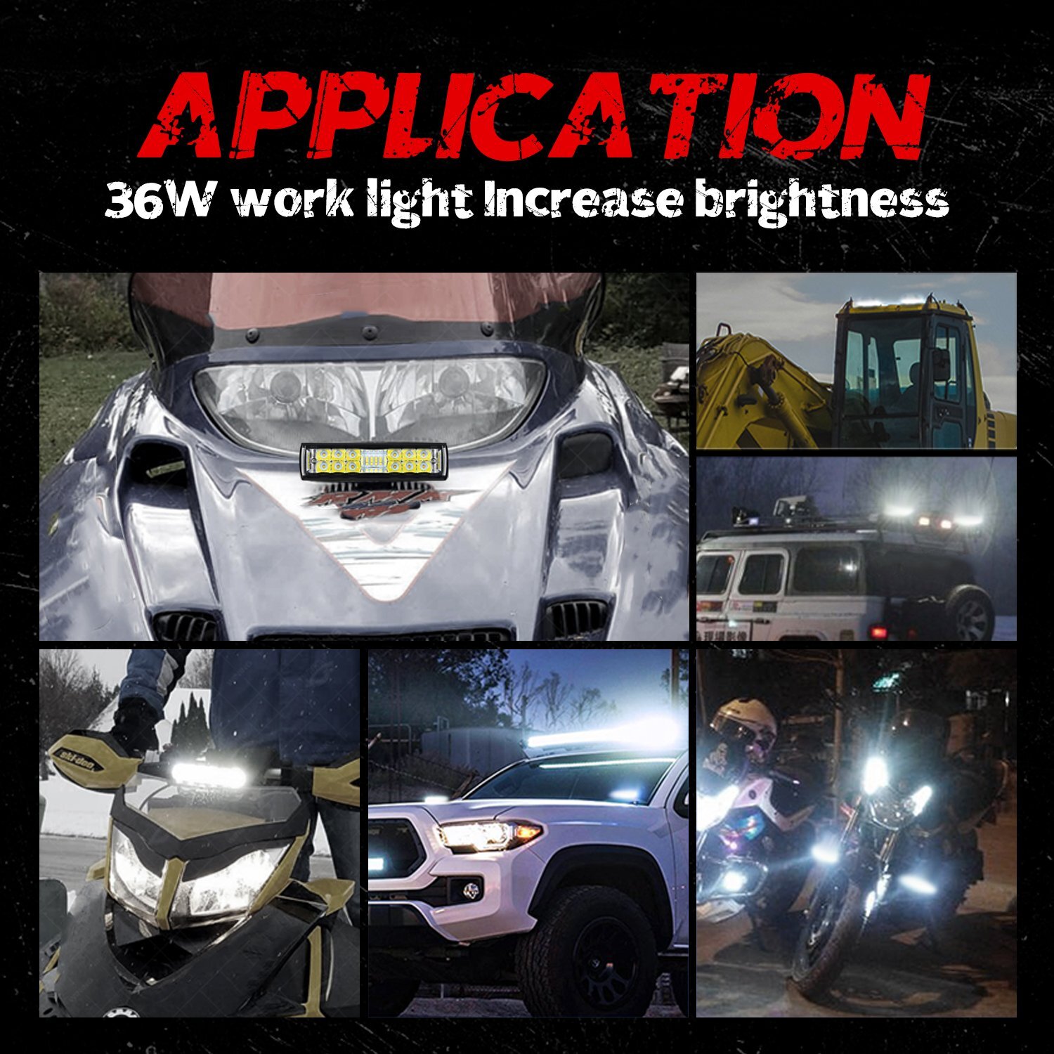 4x6" LED Marine Lights Pod Pontoon Boat HeadLights Spreader Docking