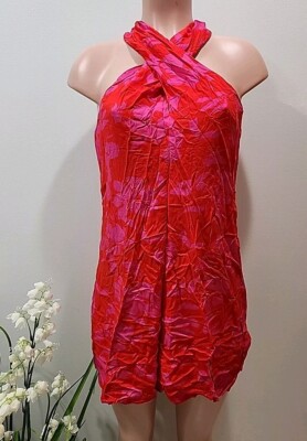 Nwt Cupshe Multicolor Abstract Halter Size S