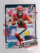 2023 C.J. Stroud Panini Clearly Donruss Rated Rookie RC SP #93 Texans