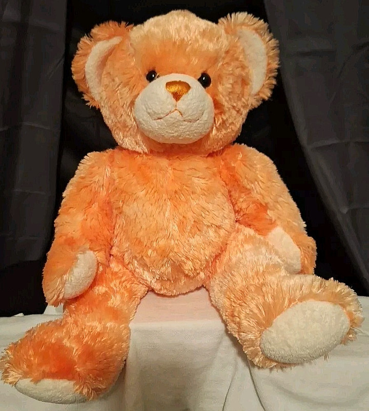 Orange Halloween Bear Build a Bear Rare Stuffed Animal
