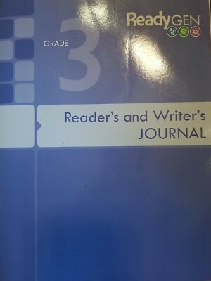 ReadyGen Reader's and Writers Journal, Grade 3, Pearson 2020, Free Shipping 