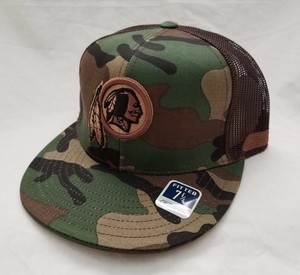 washington redskins camo hat