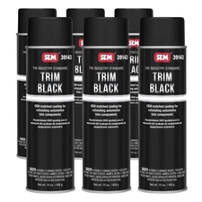 SEM 39143 Trim Black, 15 oz. Aerosol Can (SEM-39143) (6 CANS)