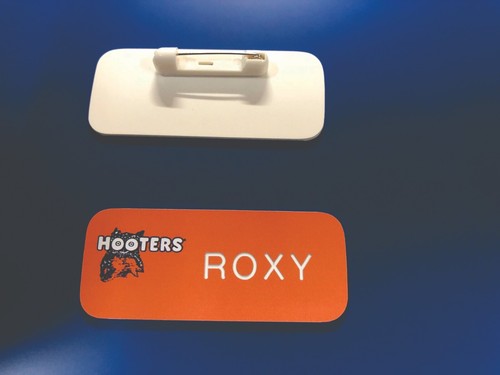 Hooters Badge  "your name"