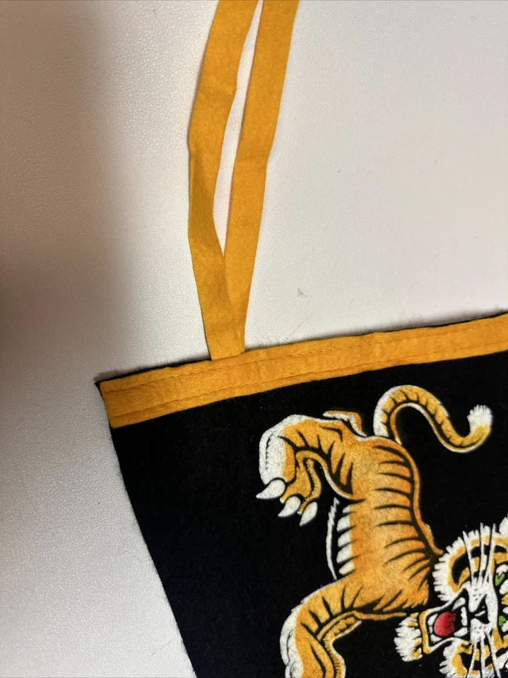 Banderín vintage de la Universidad Mizzou de los Tigres de Missouri 11x29 Columbia Foto 3 de 4