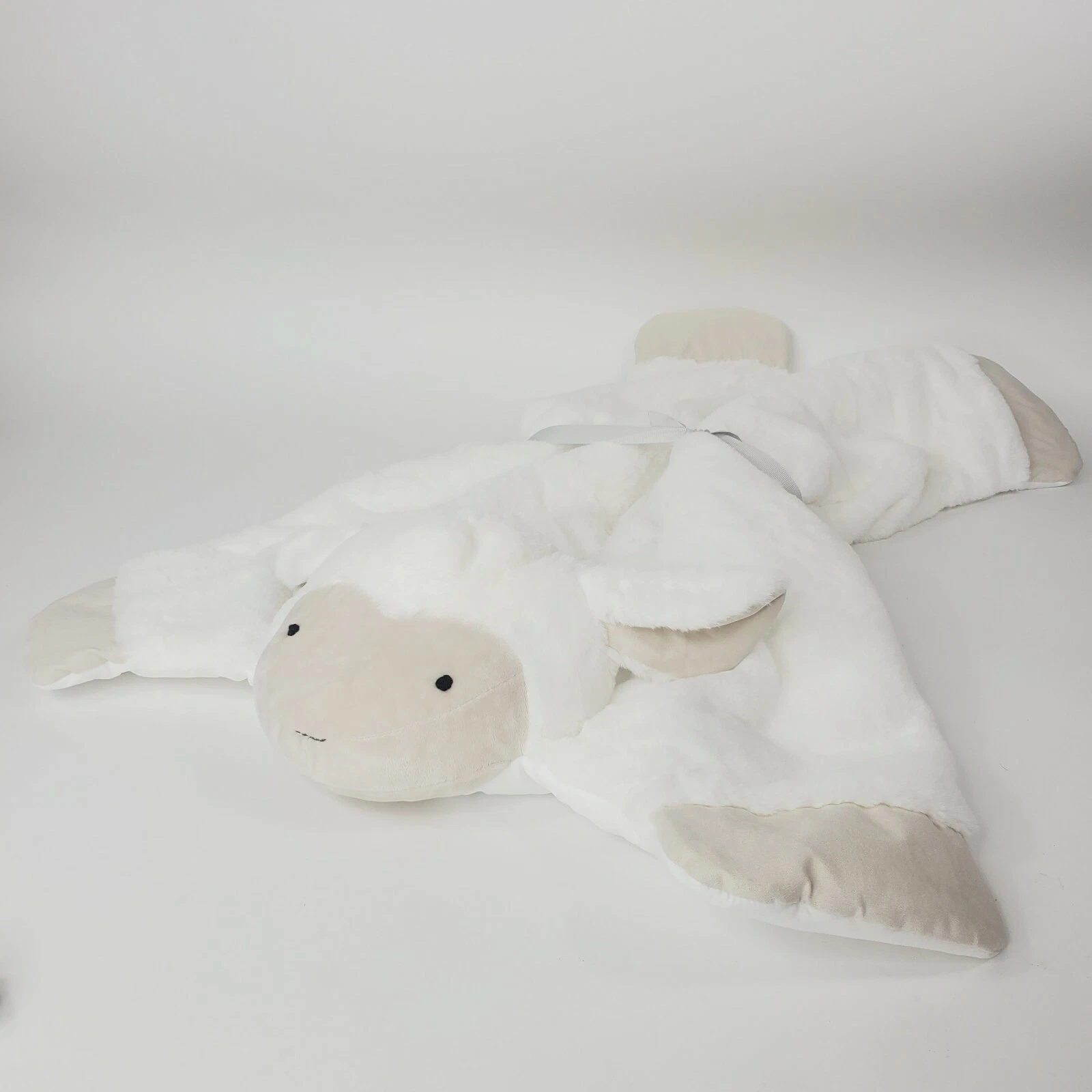 Pottery Barn Kids Lamb Plush Baby Play Mat Tummy Time Sheep Personalized "Aria"