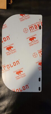 Lot of 10) Makrolon Polycarbonate  8154LB Clear 8''x 15.5'' x 0.040 Face Shield